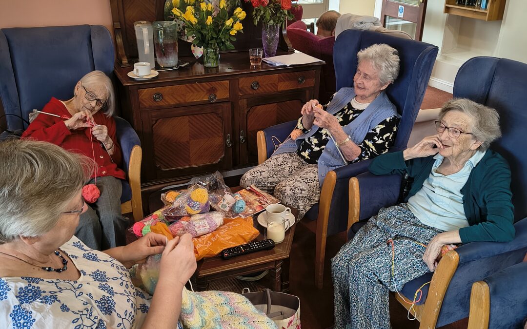 Cosy Knitting Club at Cambrian Lodge